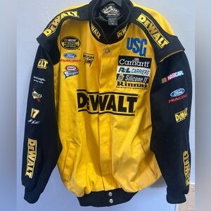 Dewalt Racing Jacket in Black and Yellow